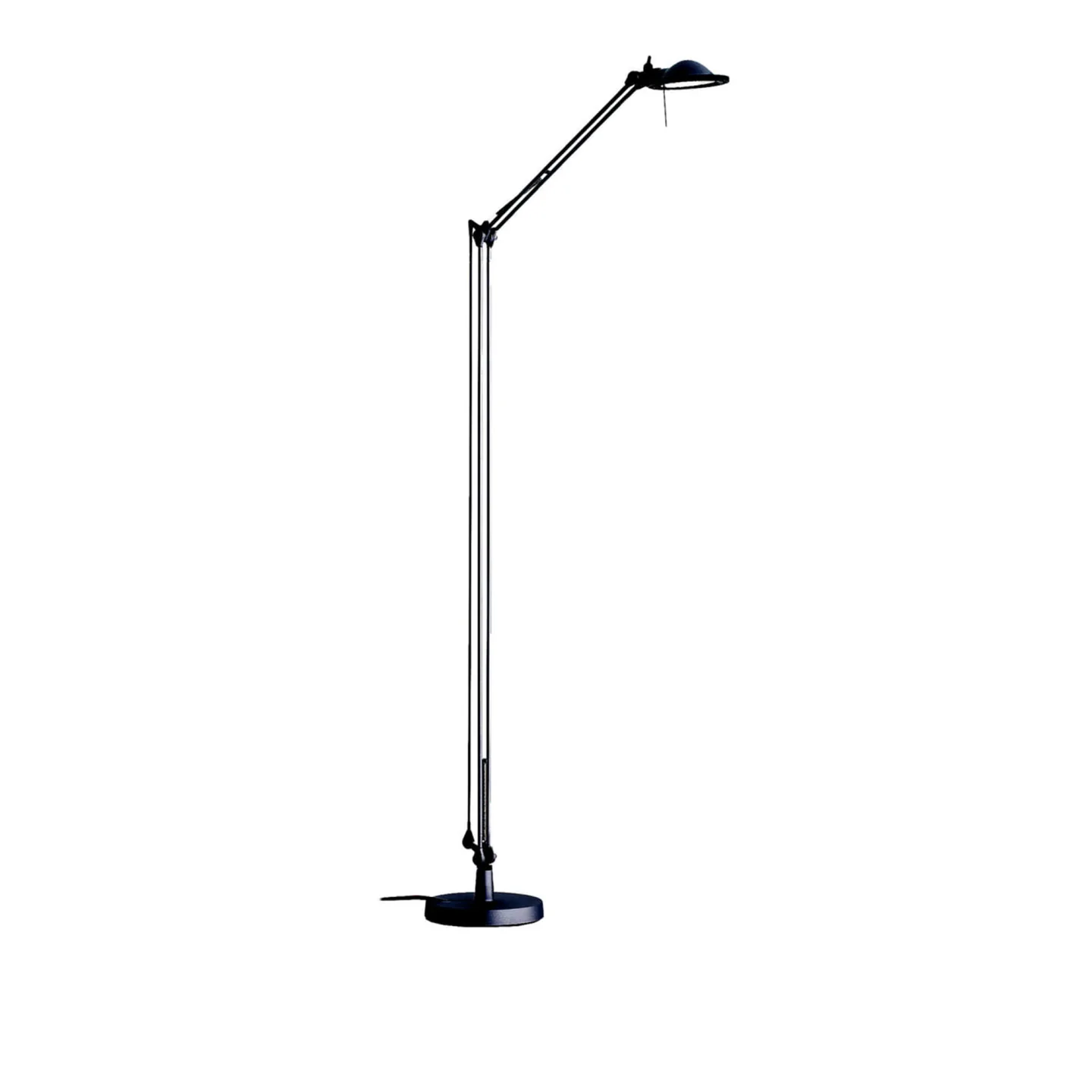 Luceplan - Berenice D12, Golvlampa, Svart, Svart - Läslampor - Alberto Meda,Paolo Rizzatto - Svart