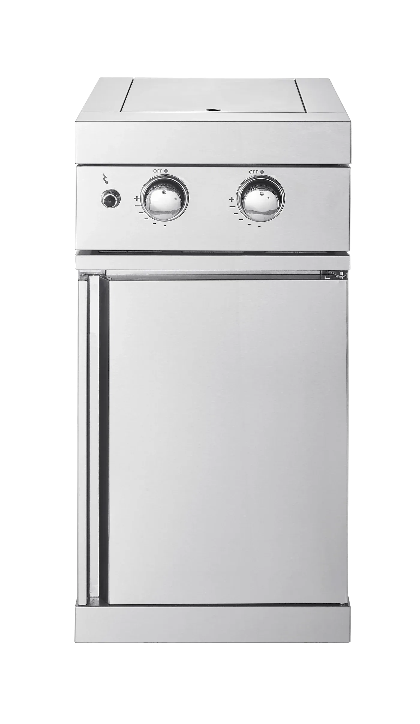 Stainless Collection - Modul mit Doppel-Seitenbrenner