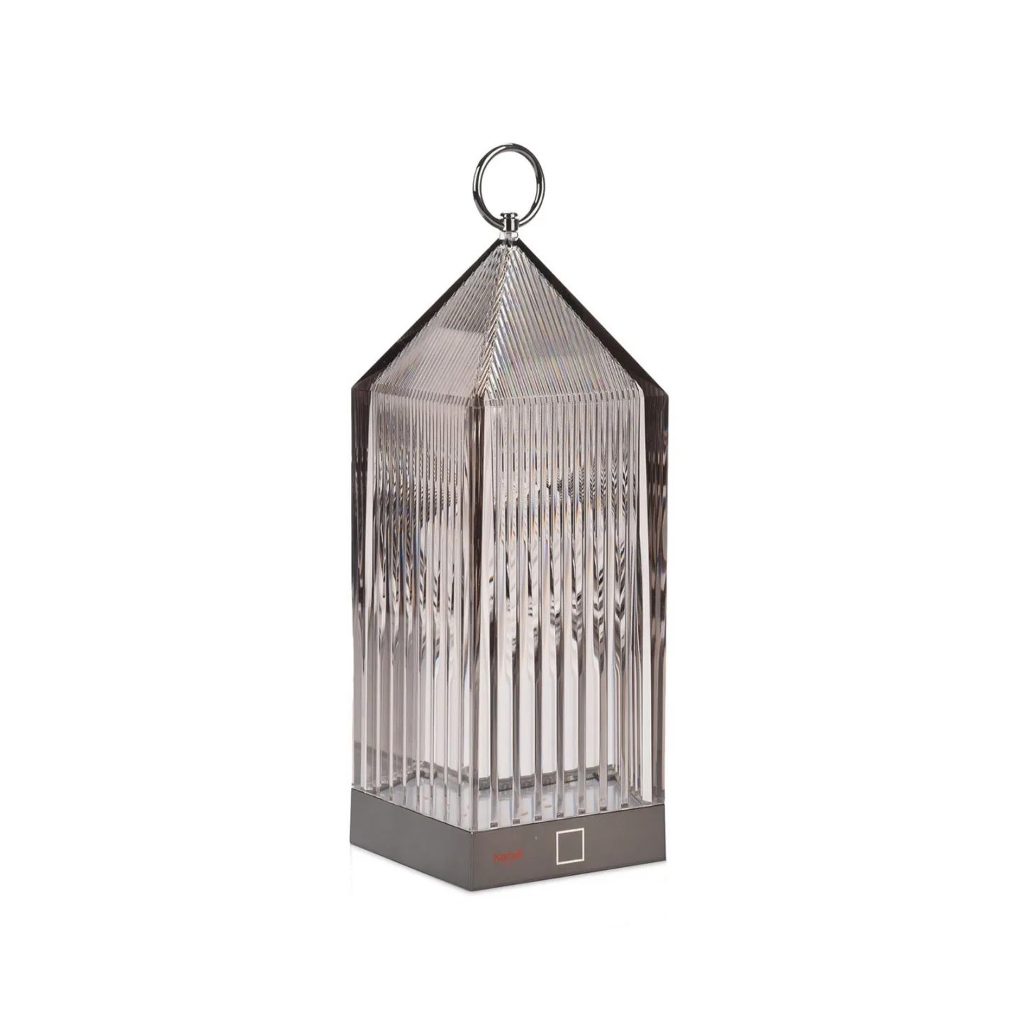Lantern Portable Tischleuchte V2 Smoke - Kartell - Balkon - Design - Kunststoff - Laterne