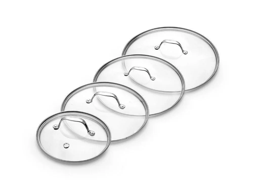 GLASDECKEL-SET 18/20/24/28 CM – 4-TEILIG