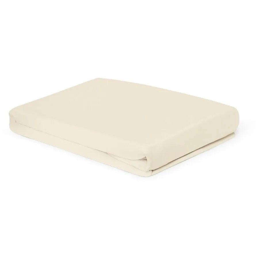 Living Home Fixleintuch Albany wollweiss Baumwolle 200 x 200 cm