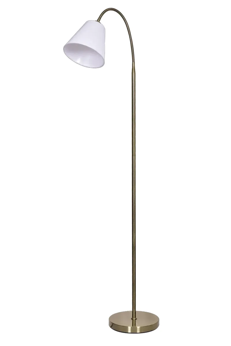 Lampan - Uno - Golvlampa - Antikmässing