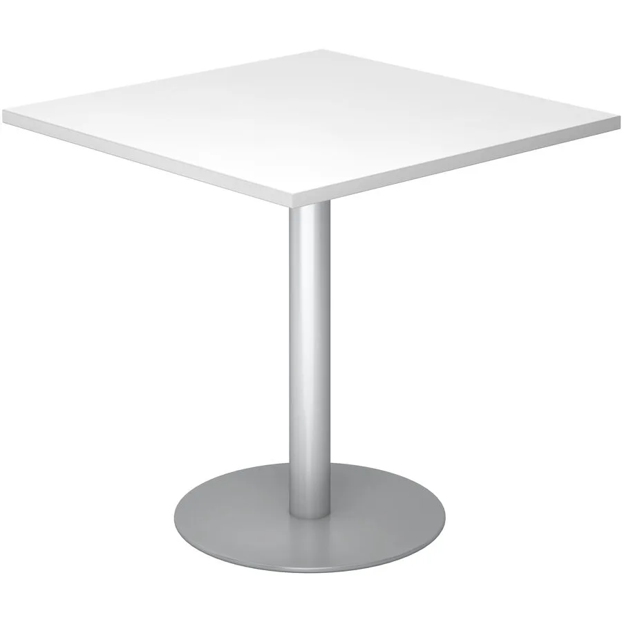 Besprechungstisch Office weiss Dekor Holzwerkstoff B 80 T 80 cm