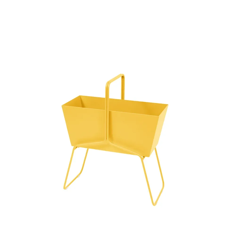 Fermob Basket high planteringsbox Honey (gul)