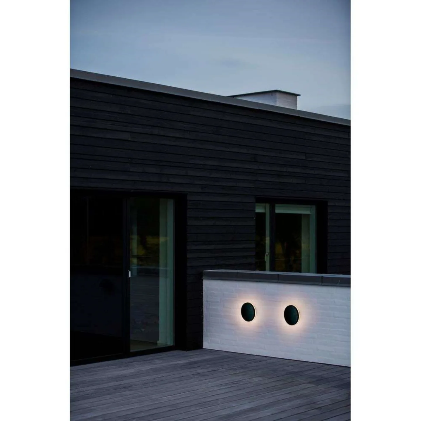 Artego Round LED Wandleuchte Black - Nordlux - Aluminium
