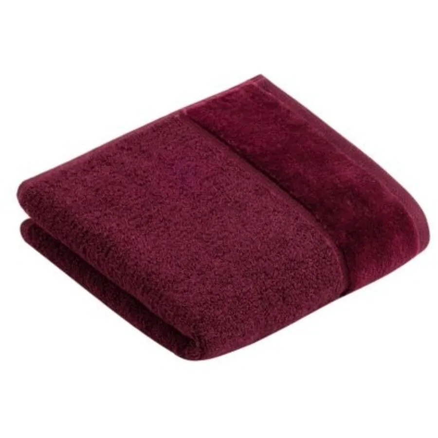 Vossen Gästetuch Pure berry 100% Bio-Baumwolle