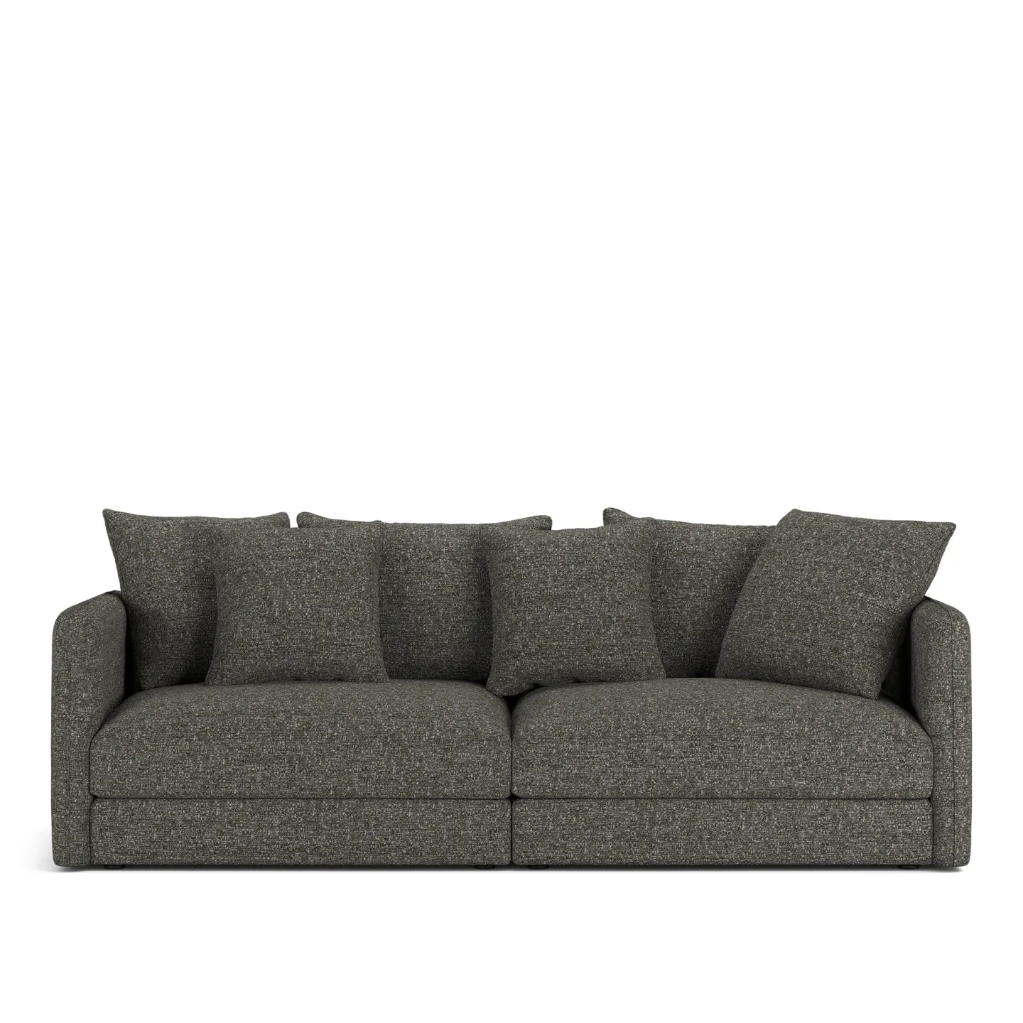 NOGA - Pavarotti 2.5-Seater, Removable Cover, Cushion Variant 01, Lucinasco 06 - Soffor - Svart