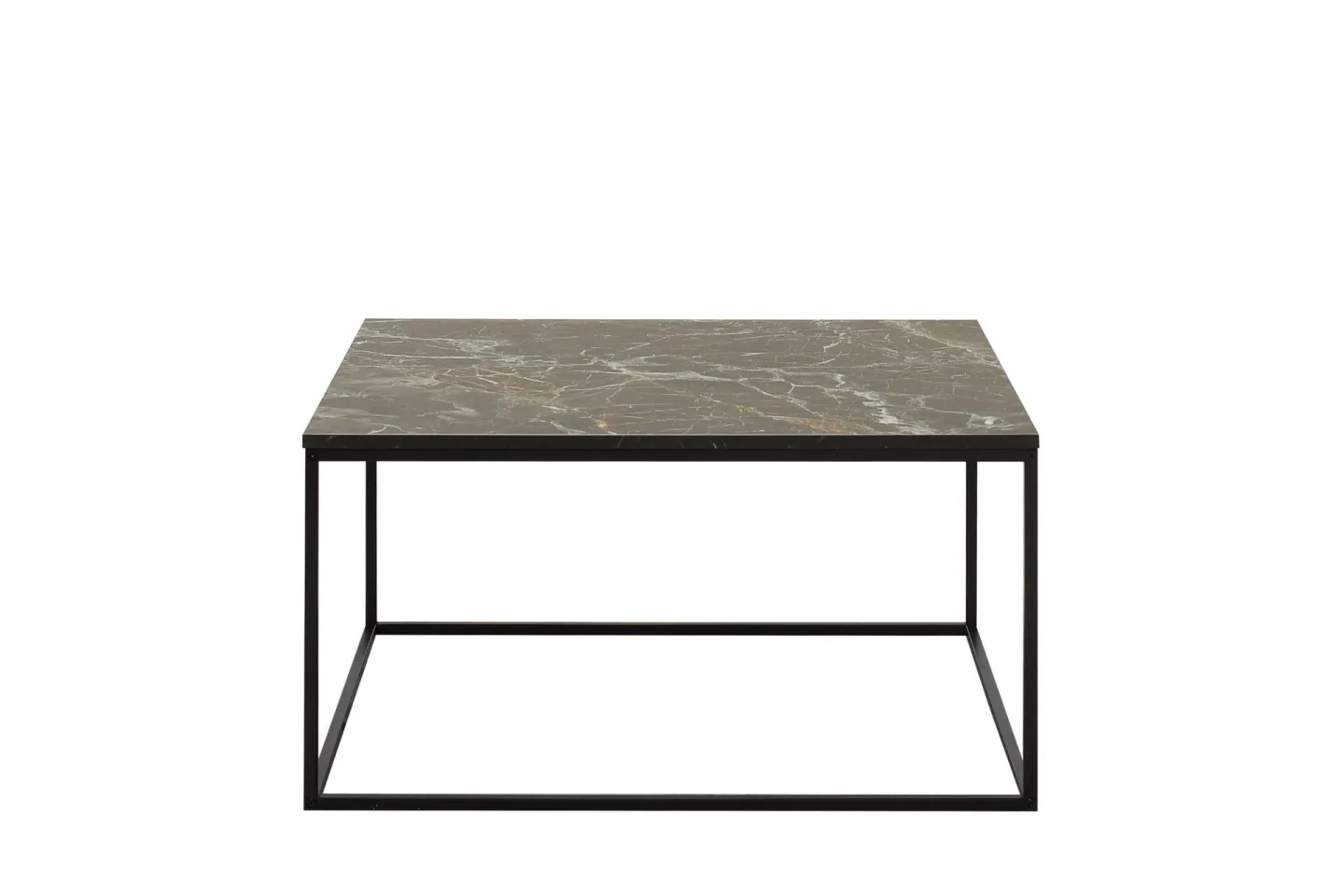 Ajmit Soffbord 80x80 cm Svart - Hanah Home