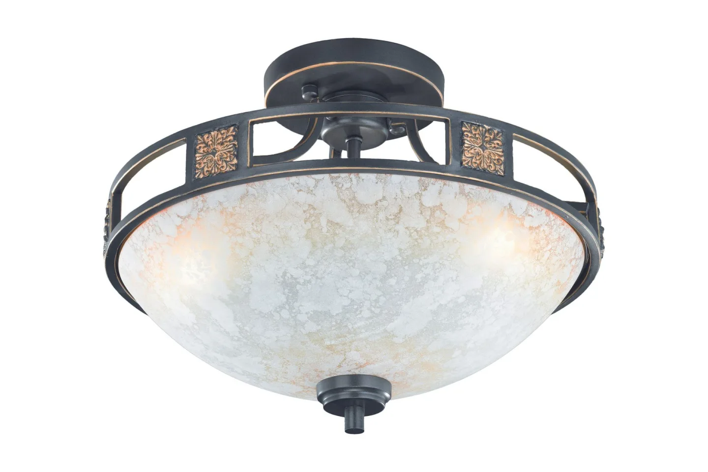 Quinta Plafond 3L E27 rustik - Rustik