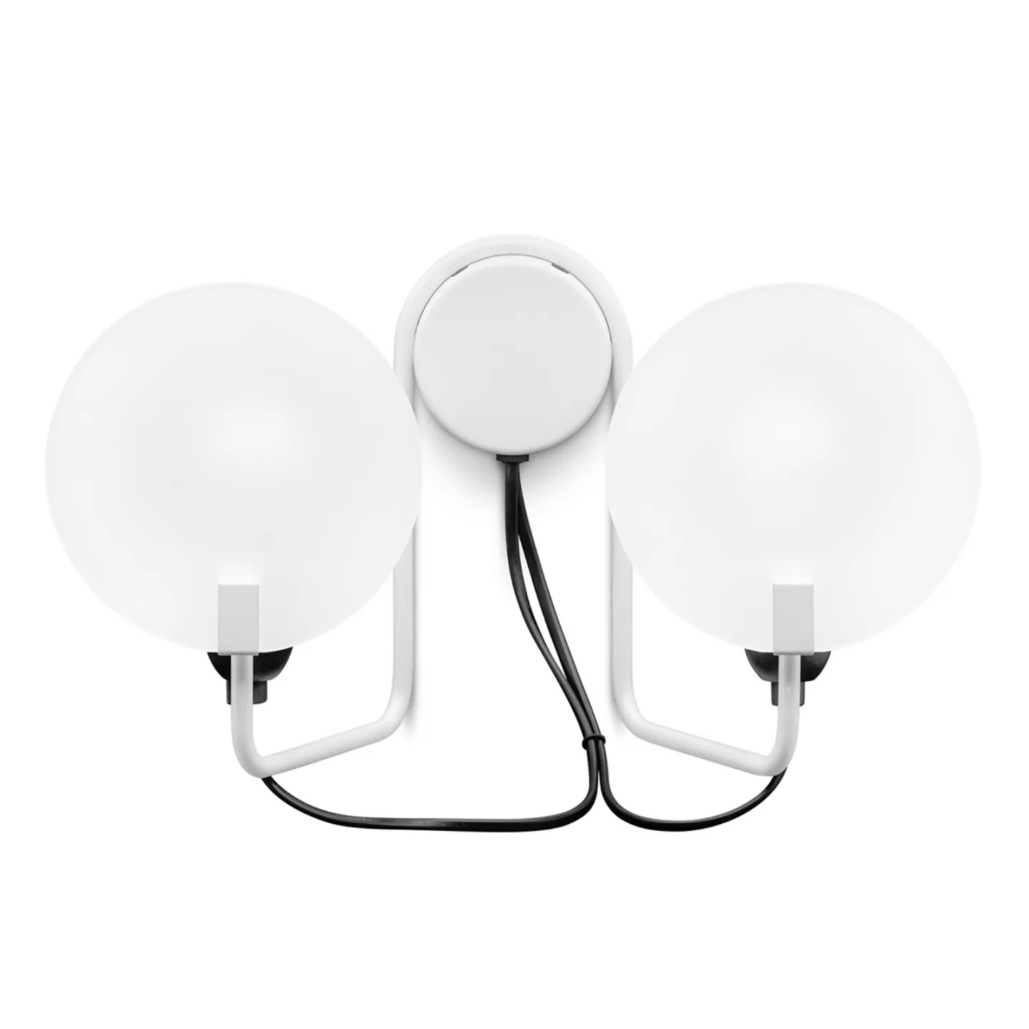 Bugia LED-Wandleuchte, weiß, zweiflammig - Stilnovo - Wohnzimmer - Design - Metall - Mehrflammig