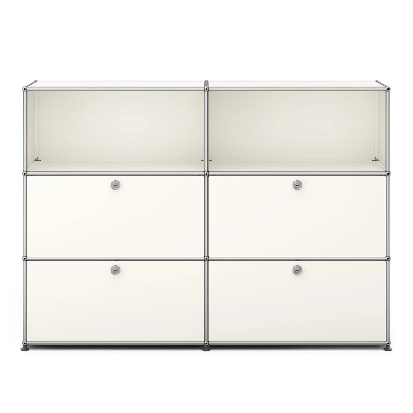 USM - USM Haller M64 24 Pure White - Skänkar och sideboards - Fritz Haller & Paul Schärer - Vit - Metall