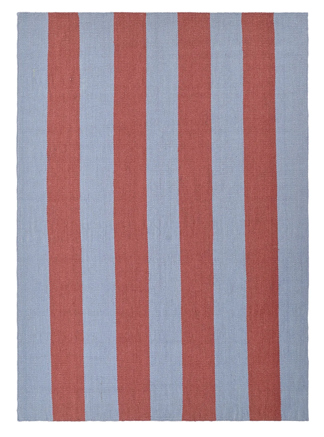 Ullteppe - Garine (blå/rød) (Størrelse: 80 x 250 cm)