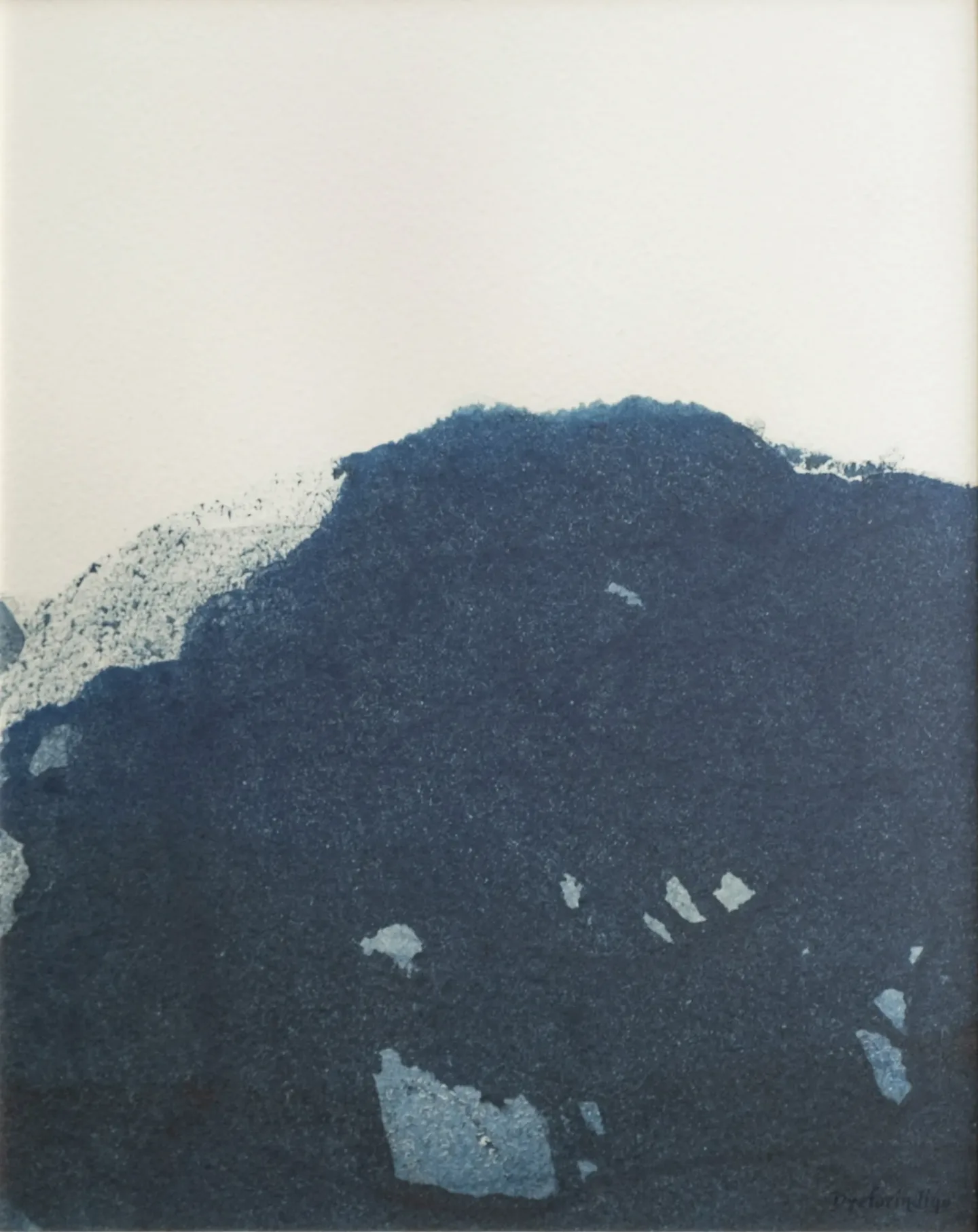Fine Little Day Dyeforindigo ocean 2 Poster 40 x 50cm Blau-weiß