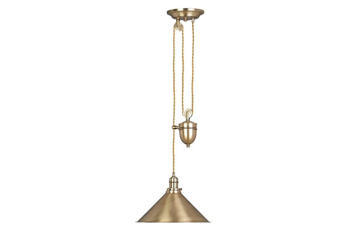Elstead Lighting - Provence Ø37 - Taklampa - Antik mässing