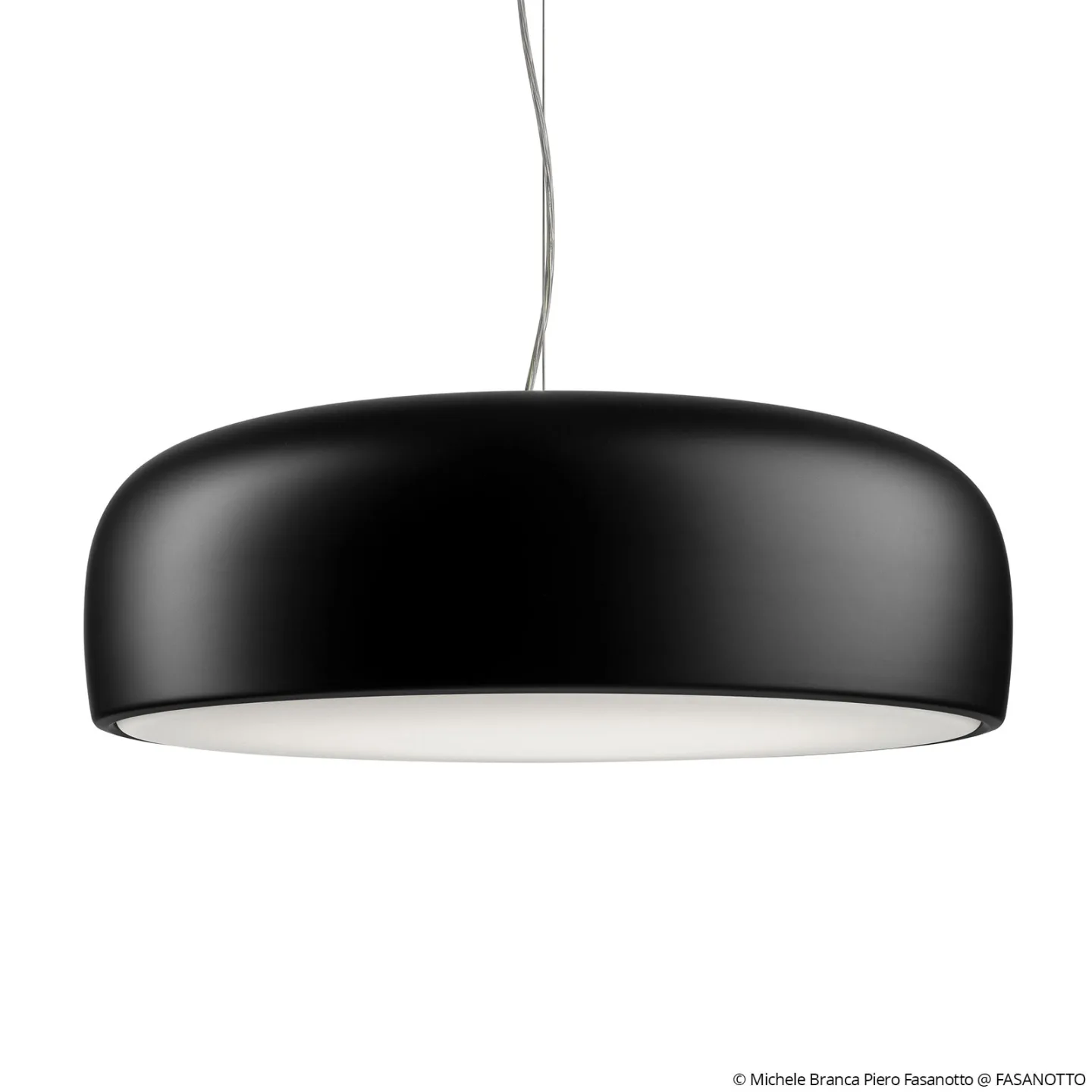 Smithfield S Pro Pendelleuchte Mat Schwarz - Flos - Wohnzimmer - Design - Metall - Einflammig