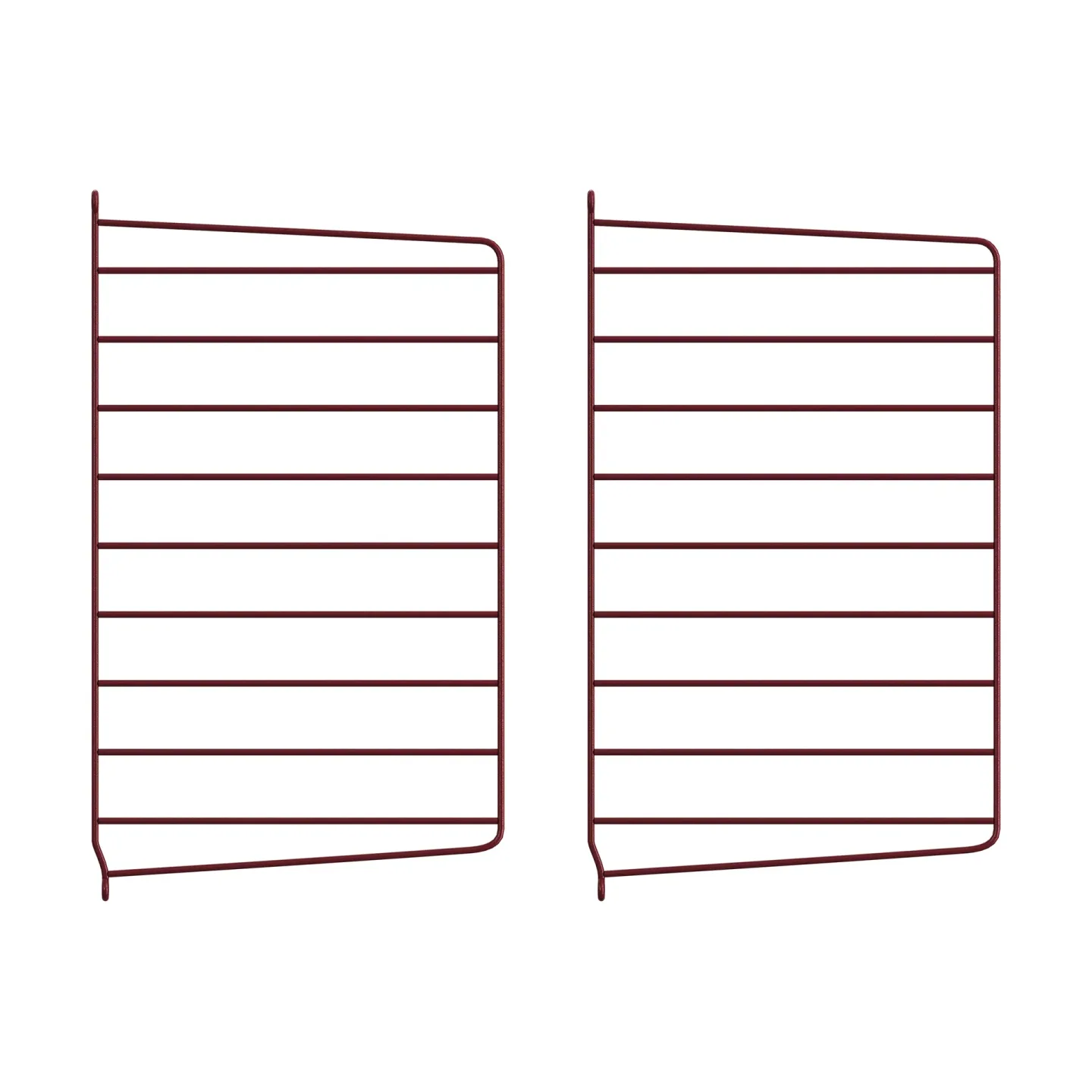 String String Wandleiter Dunkelrot, 50x30 cm, 2-teilig