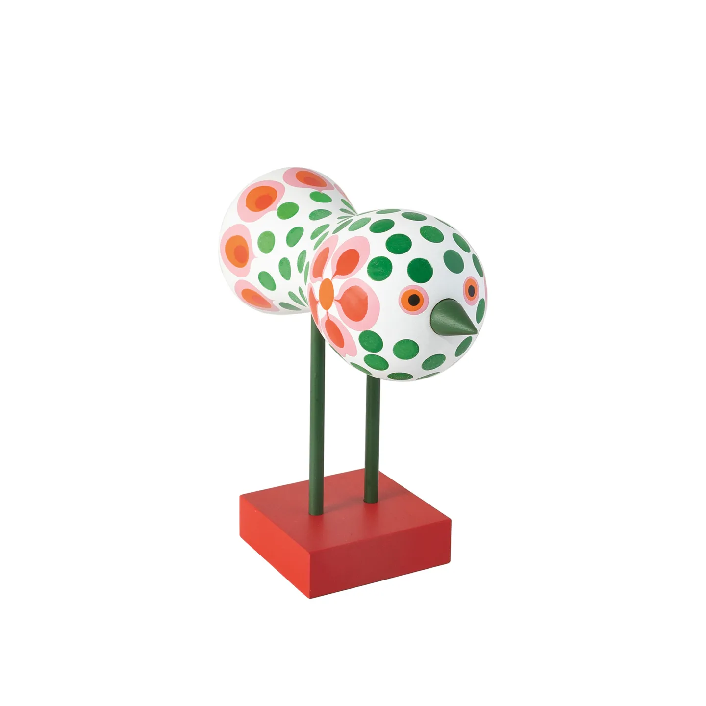 Design House Stockholm - Birds 1967 No.6 - Prydnadsföremål - Lisa Larson - Flerfärgad - Trä