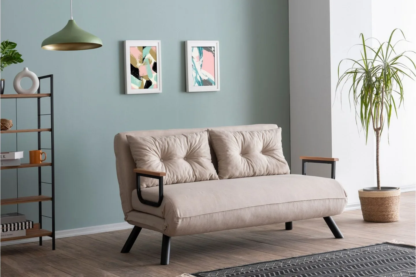 Alfredton Bäddsoffa - Cream