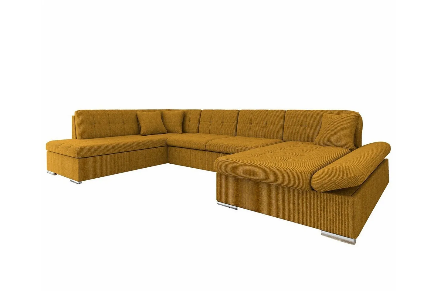 Zumar 4-sits Hörnbäddsoffa Dark yellow -