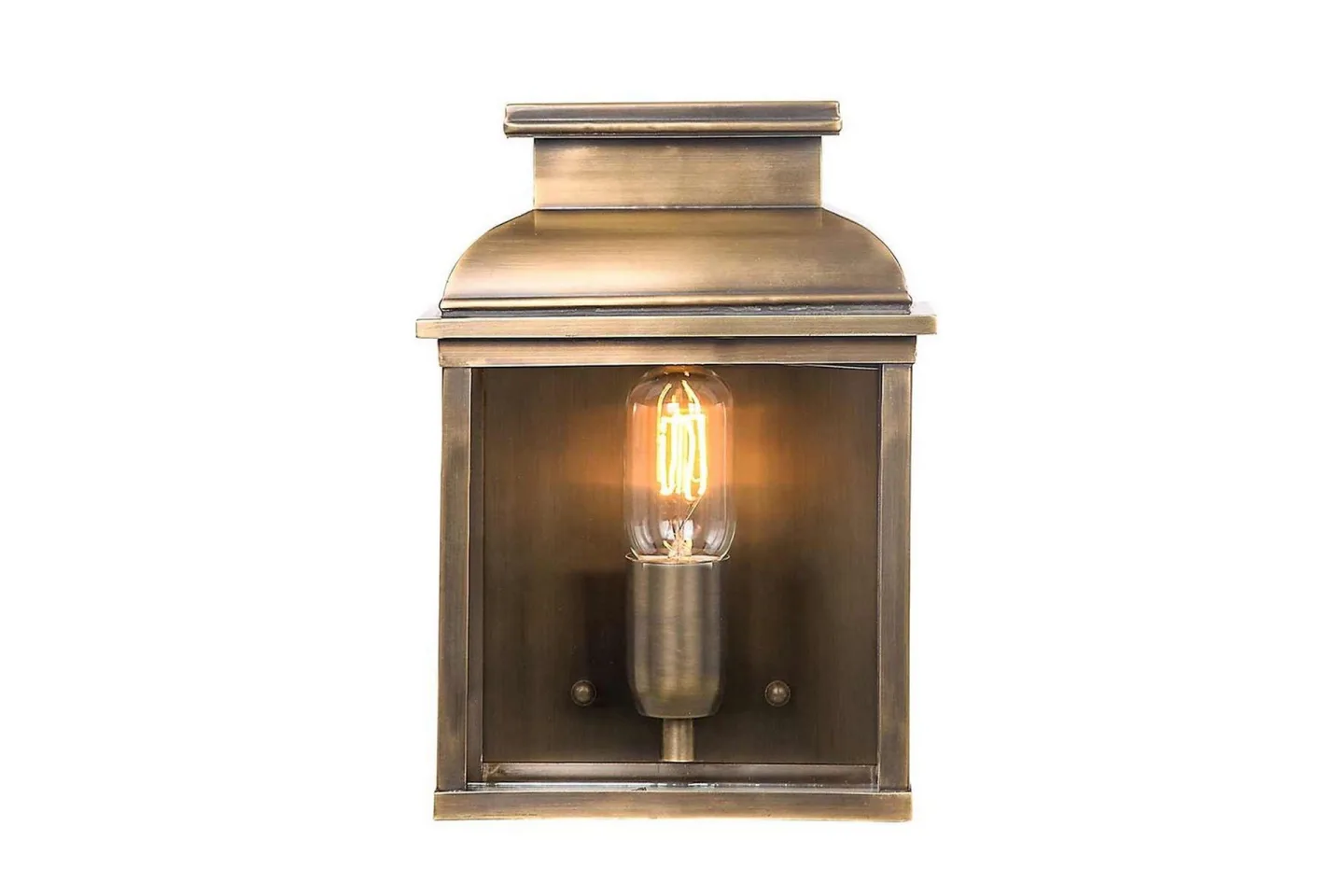 Old Bailey Elstead Lighting Vägglampa utomhus - Brass
