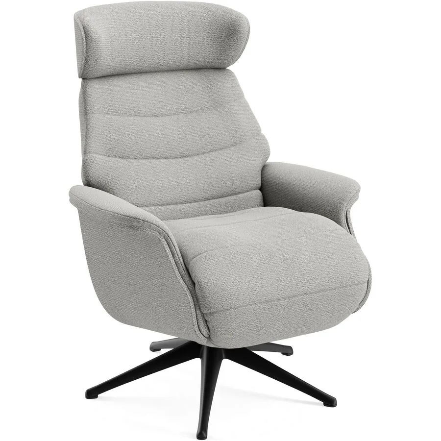 Relaxsessel Cam Matino - 1035 Steel Stoff/Metall T 88 B 83 H 113 cm - Möbel Konfigurator: Traummöbel individuell zusammenstellen