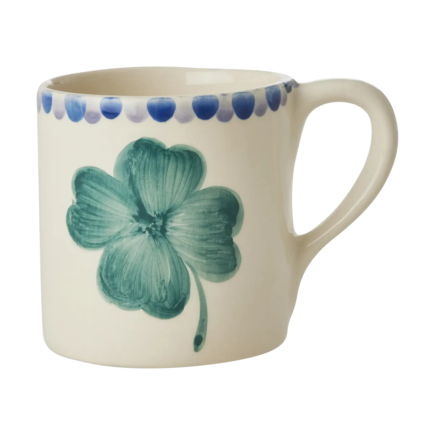 RICE Rice Keramiktasse 42 cl Good Luck Clover