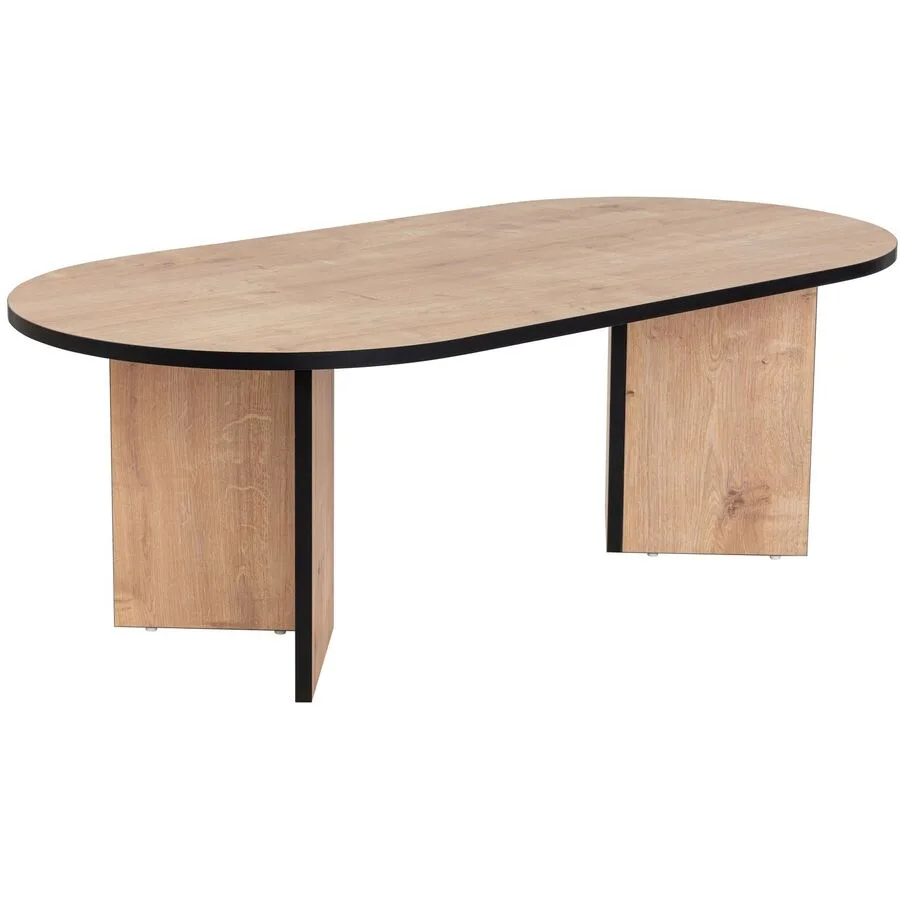 Salontisch Georis braun/schwarz Holzwerkstoff B 119 H 40 cm