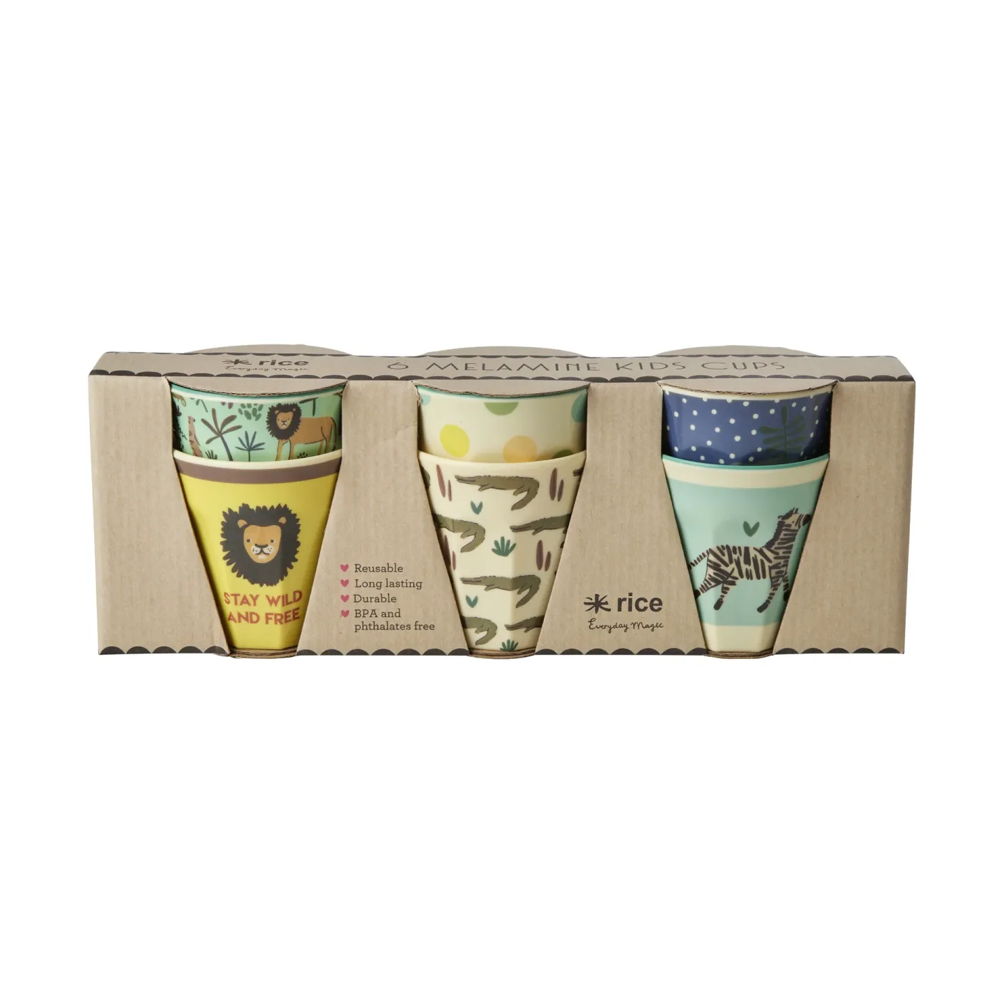 RICE Rice Kinderbecher small 6er-Pack Multi