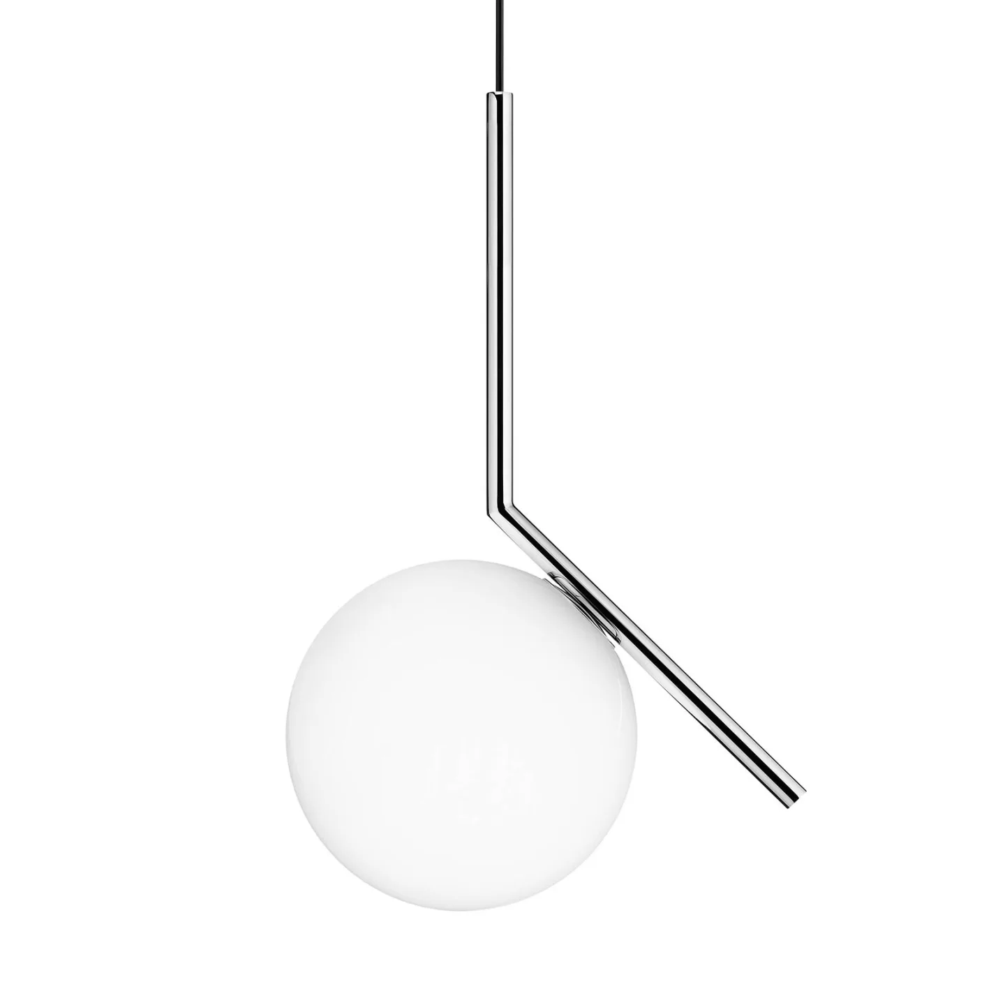IC S1 Pendelleuchte Chrom - Flos - Wohnzimmer - Design - Glas - Kugel