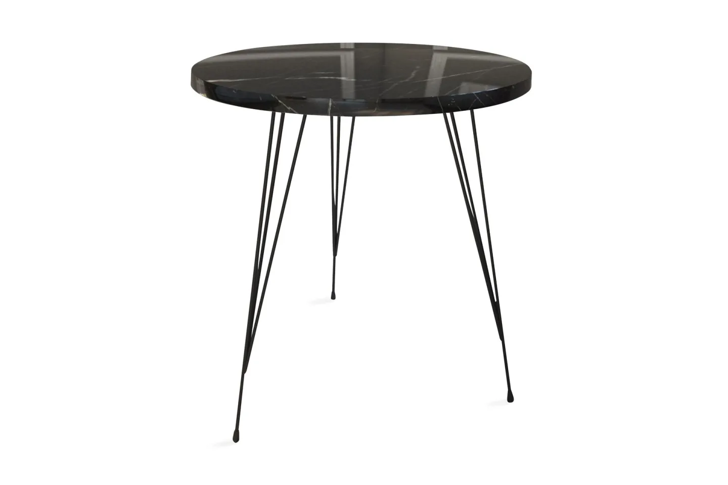 Falan Sidobord 40 cm - Svart/Vit