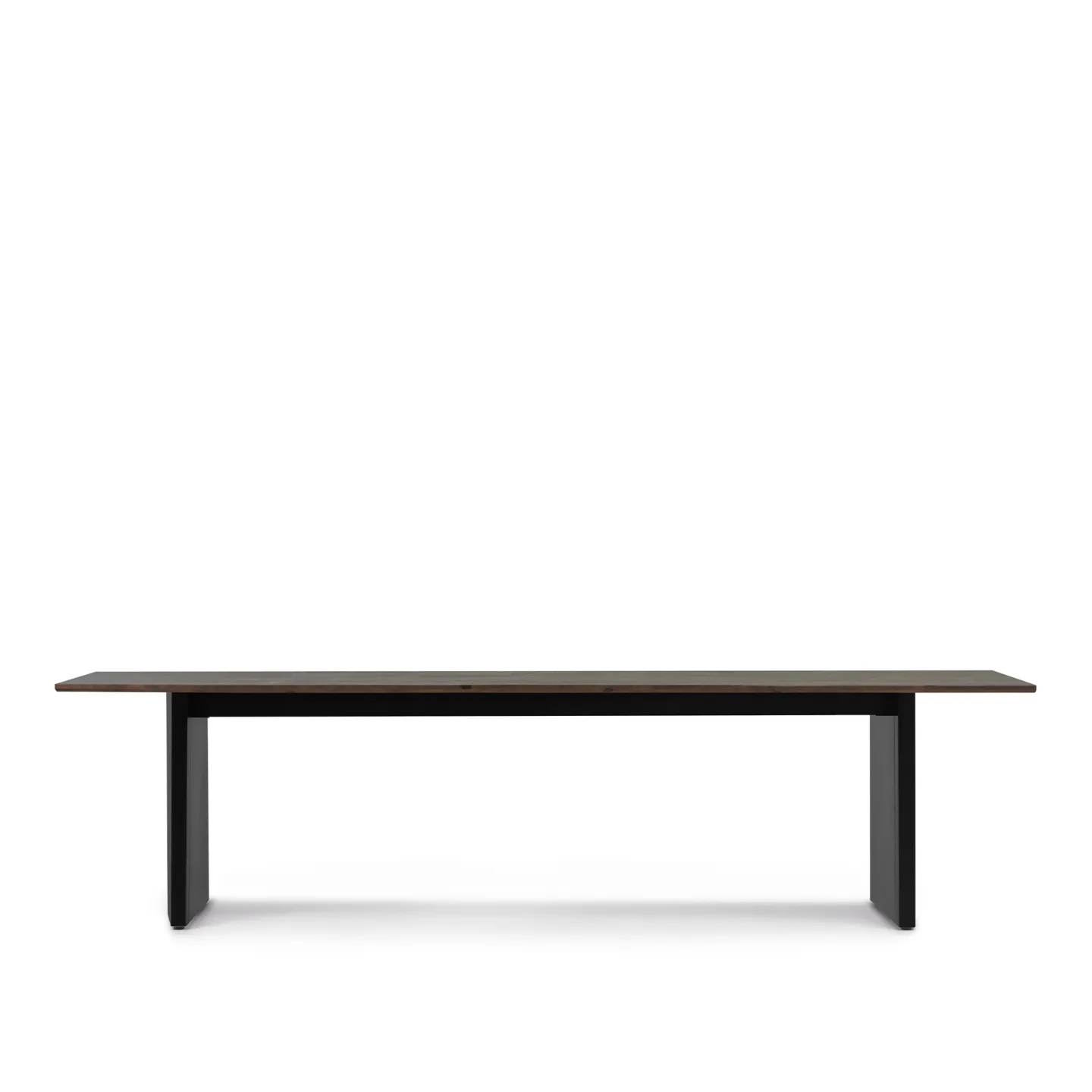 Normann Copenhagen - Panel Table 90 x 300 cm Black Dark Brown - Matbord - Simon Legald - Brun - Metall/Trä