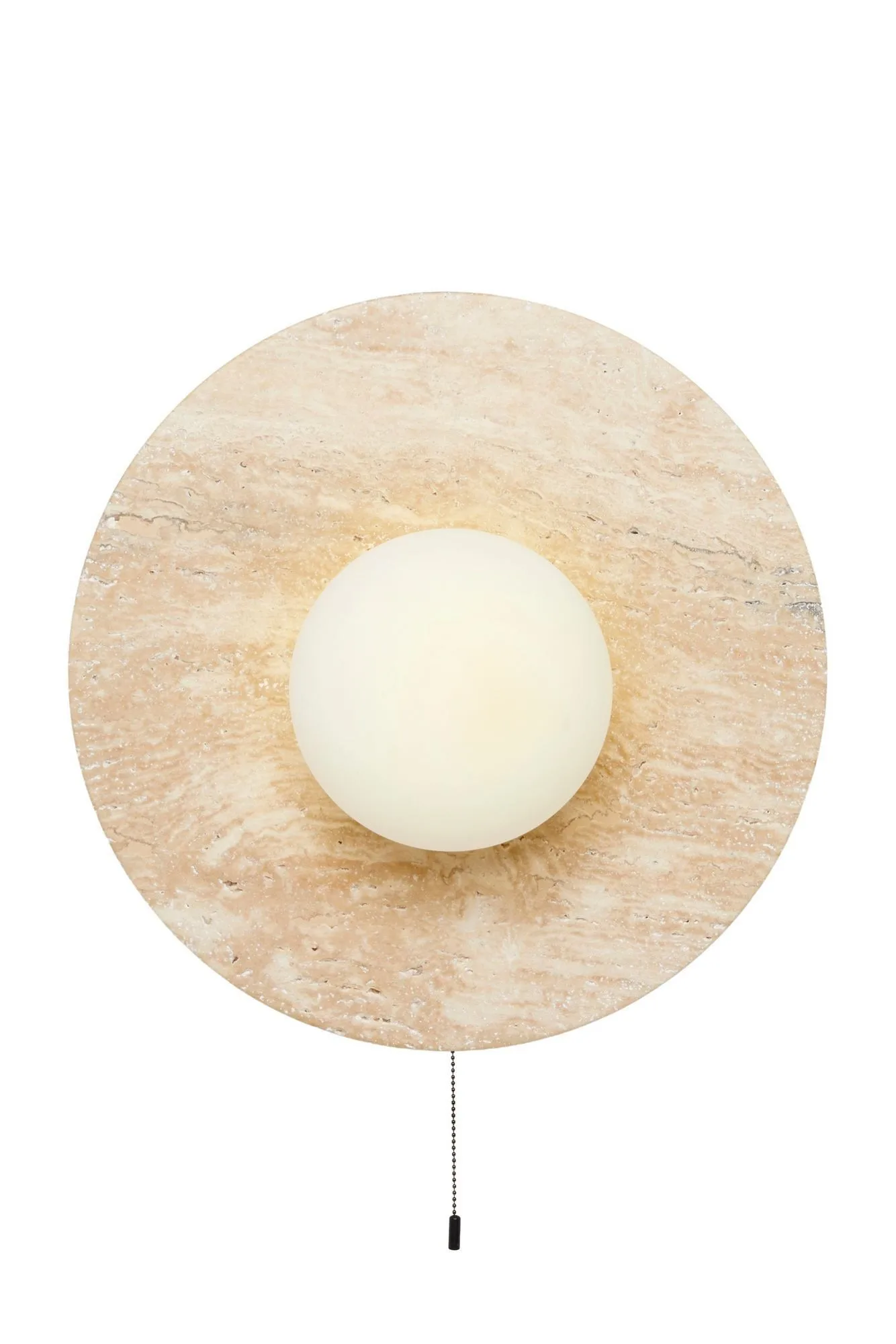 Kummer Vägglampa 12 cm Rund - Beige