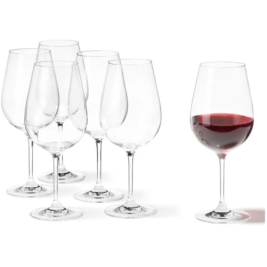Rotweinglas-Set Leonardo Transparent Kristallglas H 24 cm 0.7 l 6 Stk