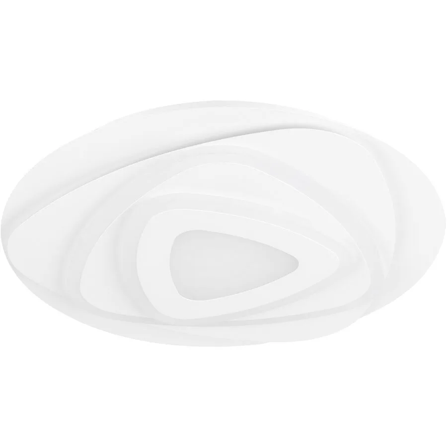Eglo Deckenlampe Palagiano Weiss Stahl 5.5 cm - LED - Lichtfarbe: Helles Neutralweiss - LED Energiesparlampen