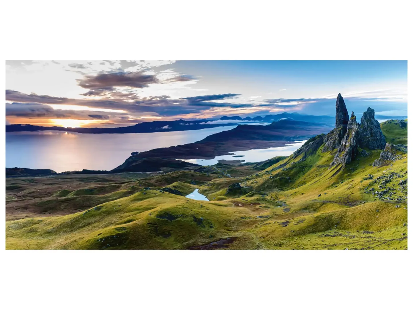 image LAND Digitaldruck auf Glas Wunderschöner See mit Bergen | Schubiger Möbel