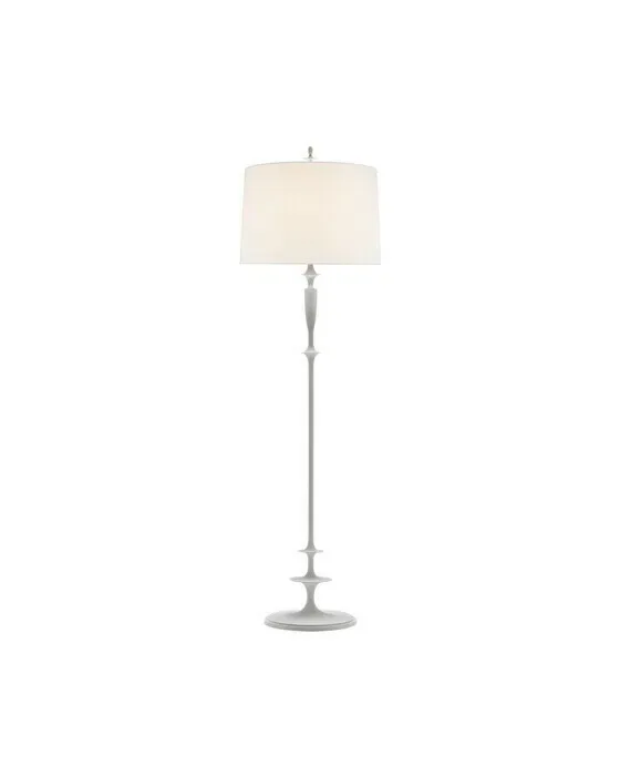 Lotus Floor Lamp White/Linen
