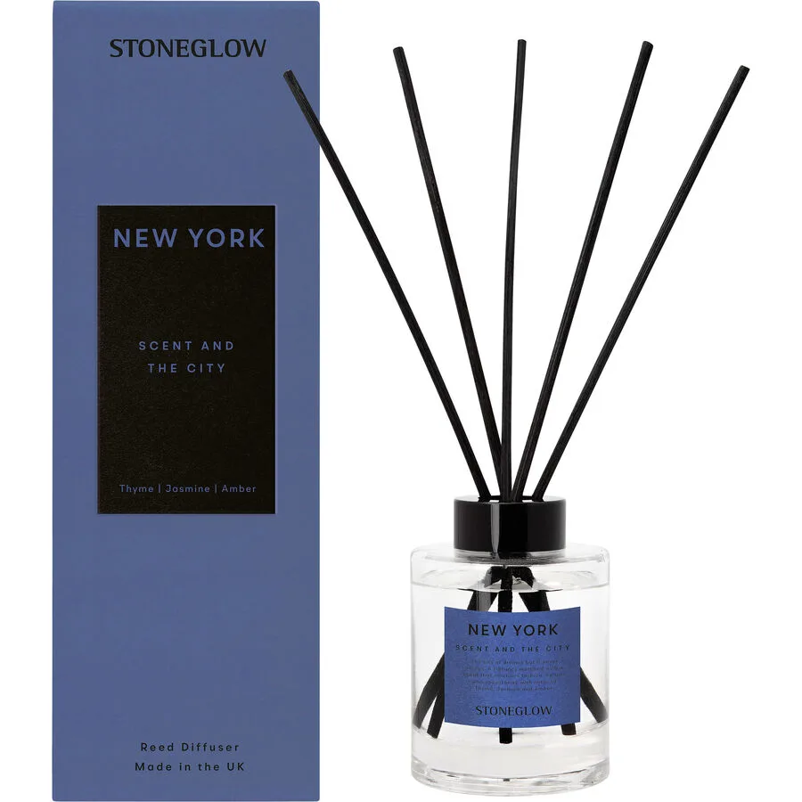 Stoneglow Raumduft Explorer Schwarz/Transparent Glas 150 ml