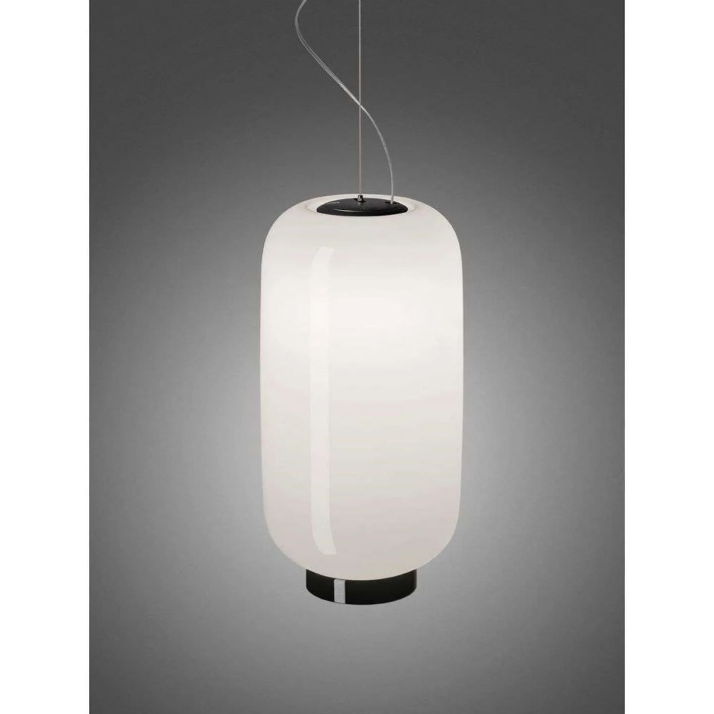 Chouchin 2 Reverse Taklampa Graphite/Black - Foscarini - Matsal - Glas