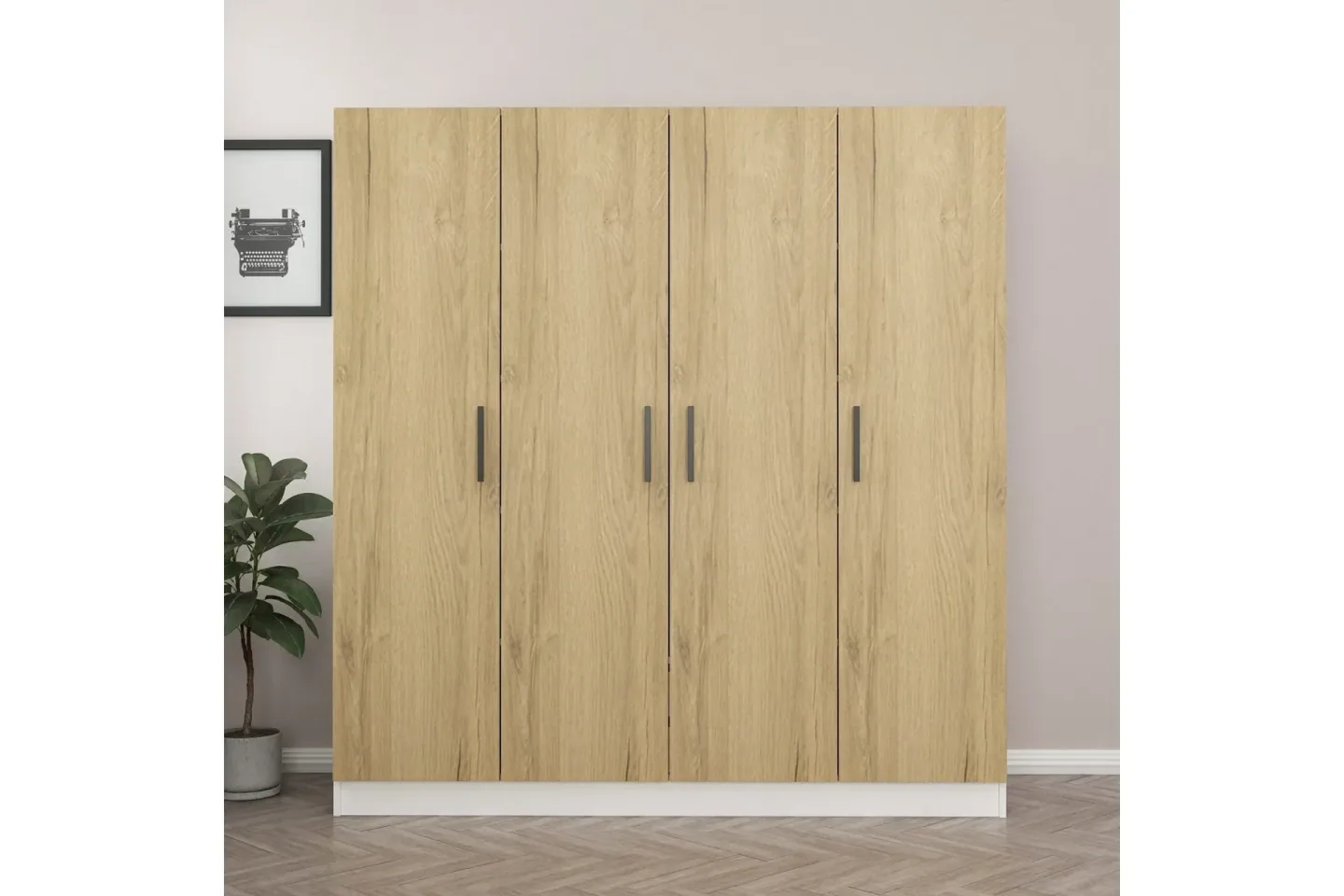 Fruitland Garderob 180 cm - Valnöt