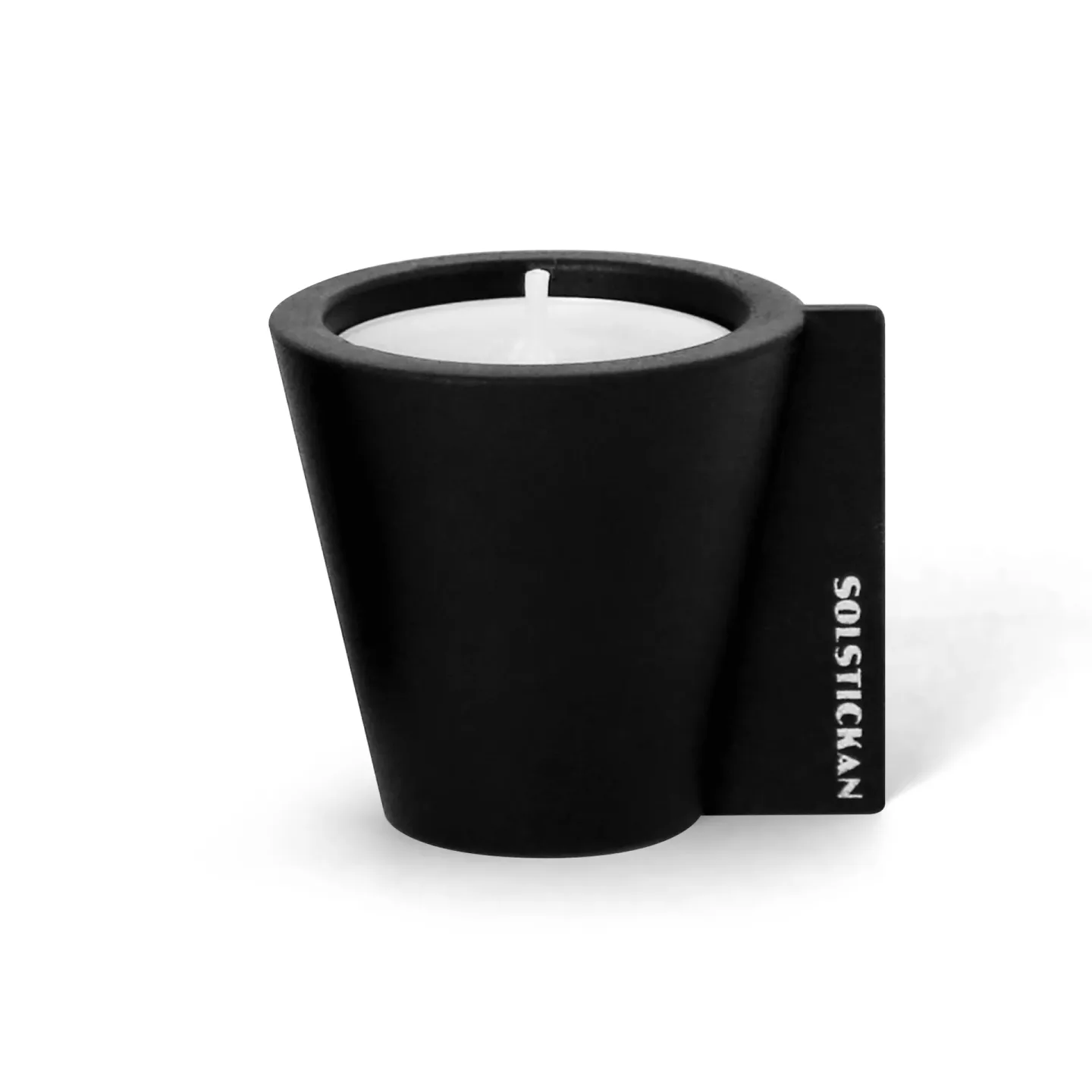 Solstickan Design Flipp Kerzenhalter 5 x 6 cm Schwarz
