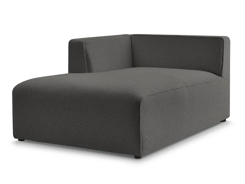 Récamière BOBOCHIC MEGEVE Boucle-Stoff dunkelgrau