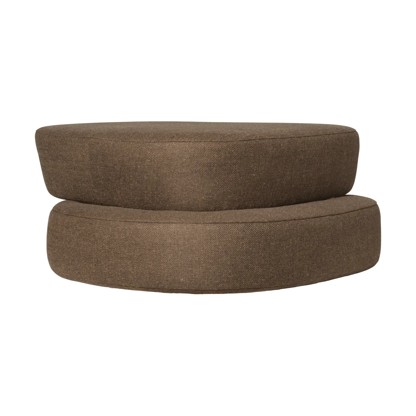 Ferm Living Plyo staple Pouf Dark brown