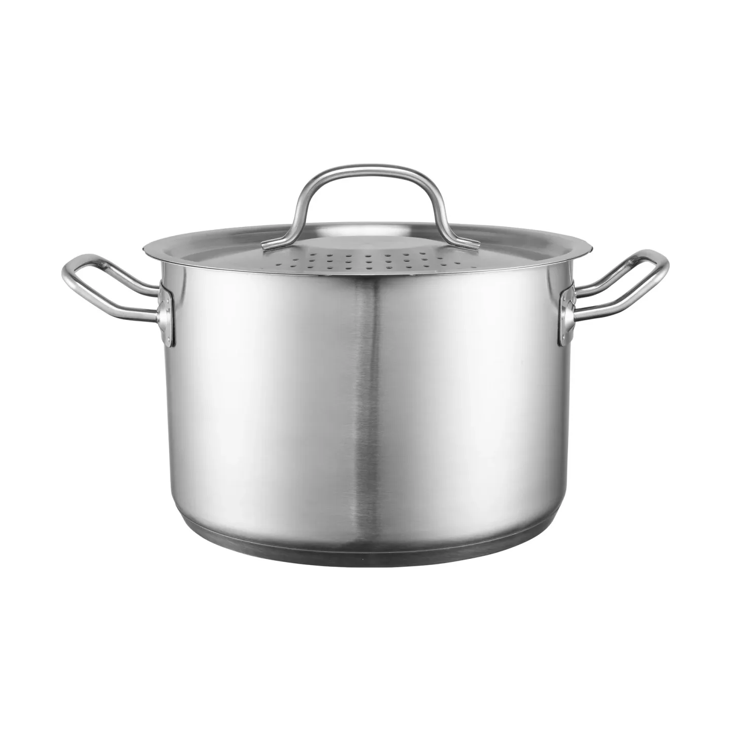 Heirol Heirol Steely Topf mit Deckel und eingebautem Sieb 5 Liter