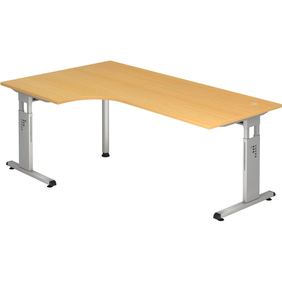 Schreibtisch Office buche Holzwerkstoff B 200 T 120 cm