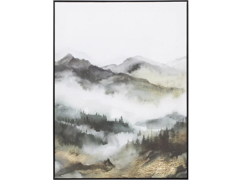 Leinwand bedruckt FOG 1 Stück mehrfarbig 80x60x3.5cm