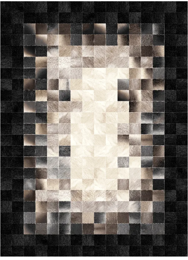 Wilton-teppe - Livada (svart/multi) (Størrelse: 200 x 280 cm)
