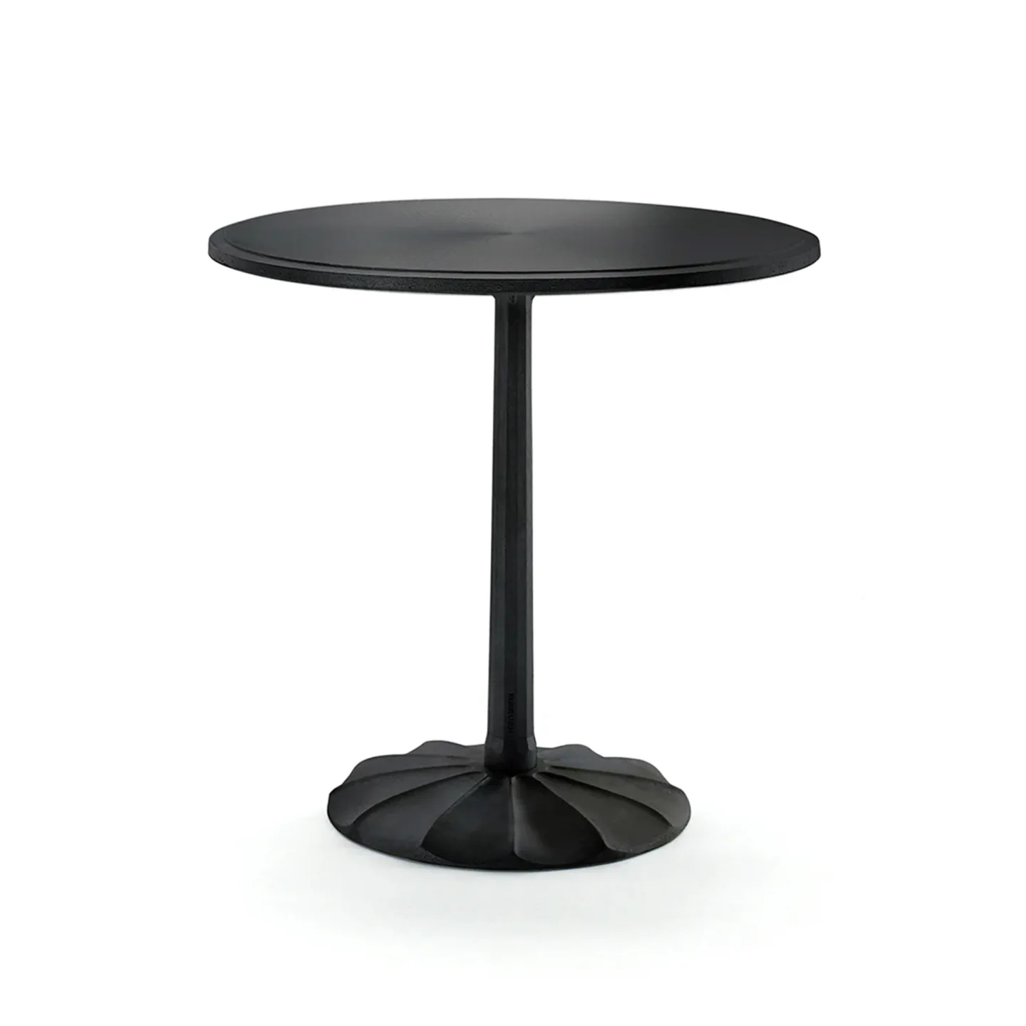 Byarums Bruk - Bord Uppsala Ø 75 Svartlackerad Aluminium/Svartlackerad Aluminium - Småbord och sidobord utomhus - Björn Alge - Svart - Metall