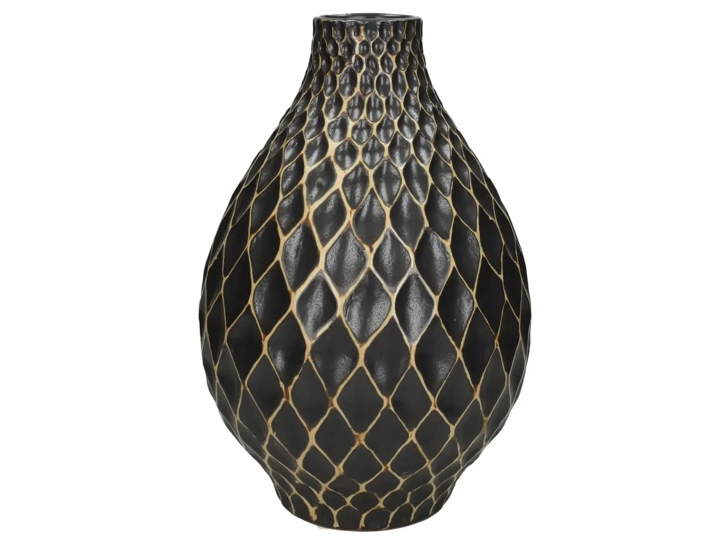 Kersten Vase Schwarz H: 31 cm | Schubiger Möbel