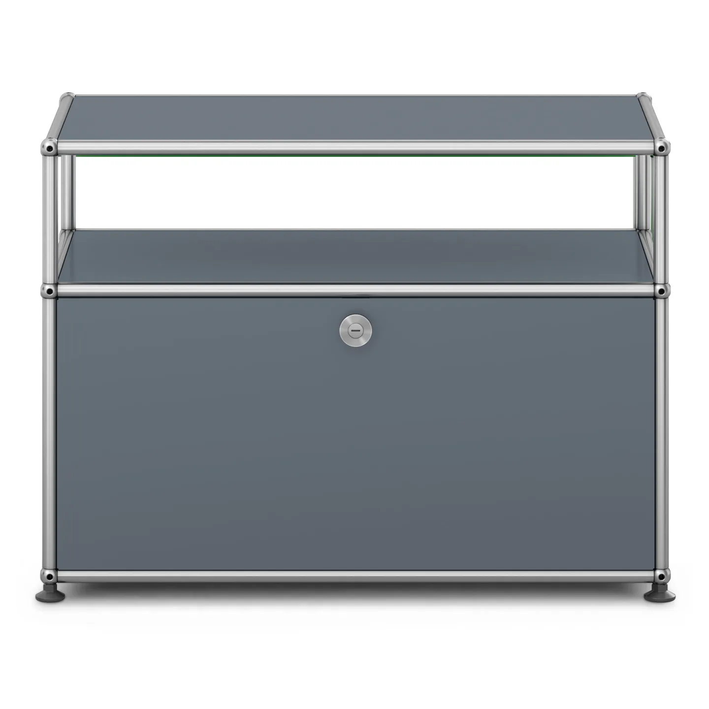 USM - USM Haller Occasional Furniture O1 USM Mid Gray - Sidobord - Fritz Haller & Paul Schärer - Grå