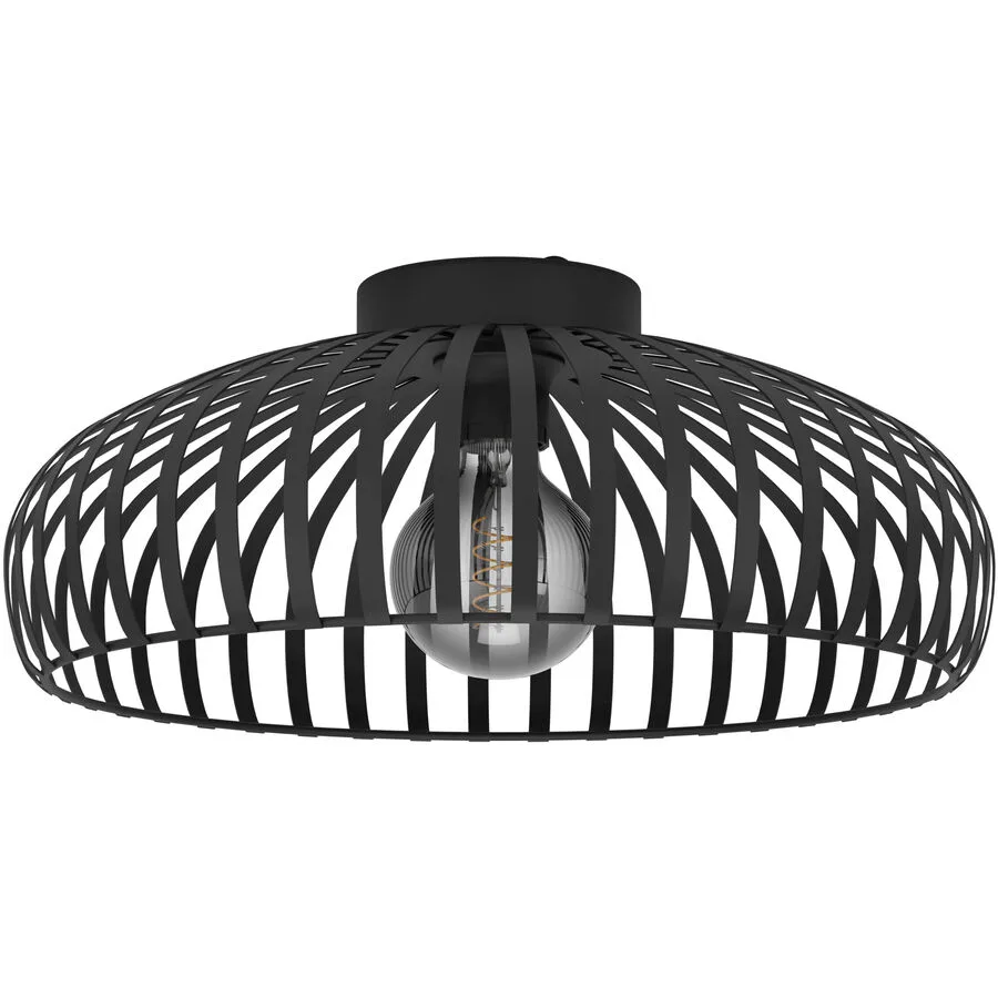 Eglo Deckenlampe Mogano 3 Schwarz Stahl 18 cm